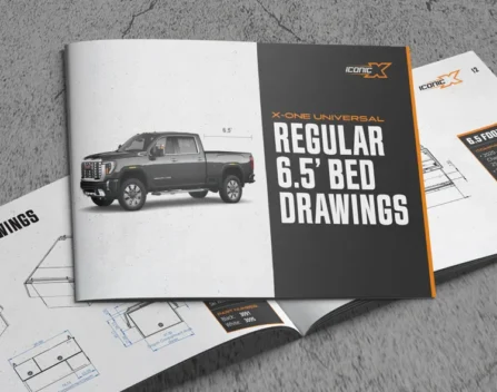 6.5′ Bed X-ONE Universal Drawings